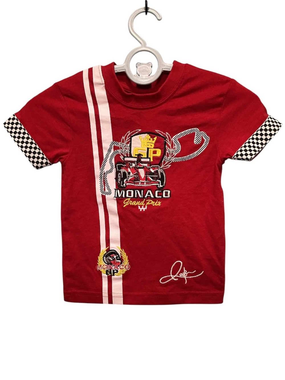 3/$15 Kids Monaco Grand Prix Racing Tee - Red